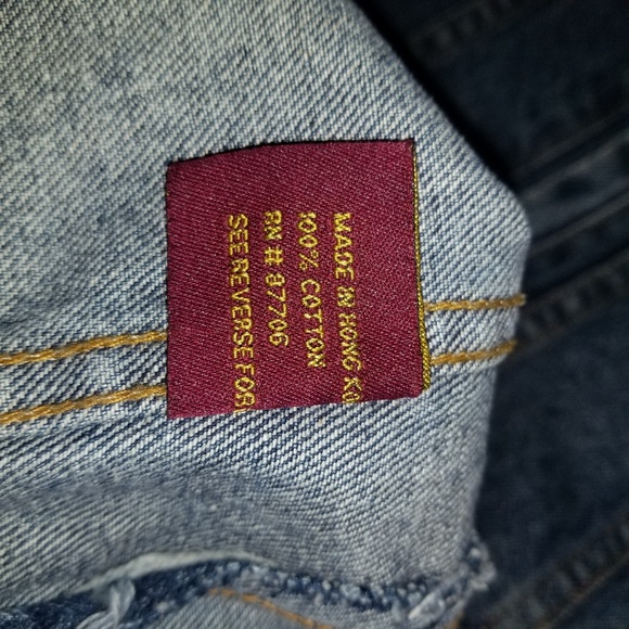 Stony River 80's Vintage Denim Button Jacket sz XL - Picture 7 of 8